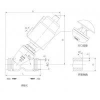 DIN11580-1/2/3,ISO4200/20371,DIN3239,ASME-BPE，焊接不銹鋼和鋁氣缸角座閥
